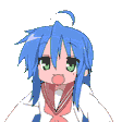 Konata Izumi being hype